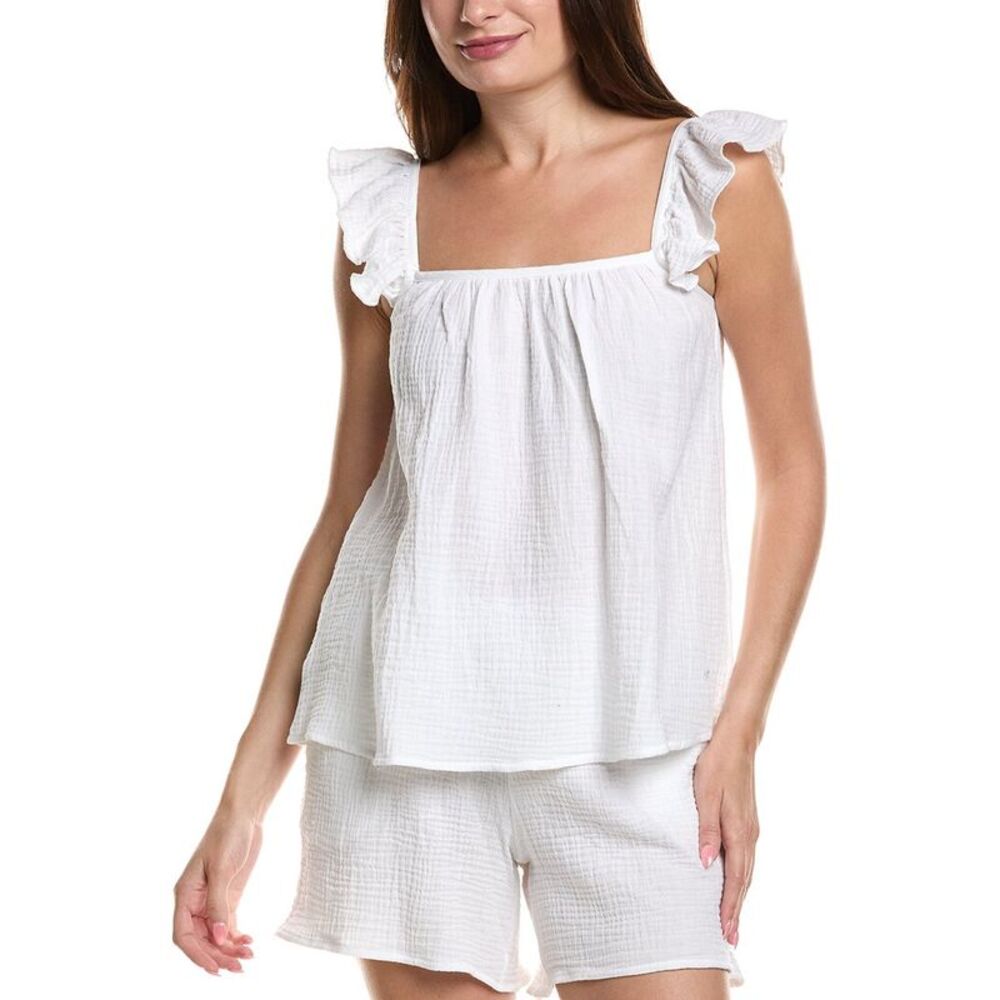 Petite Plume Womens  Celeste Top, White